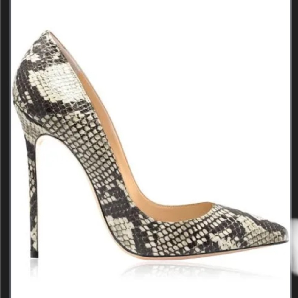 Aldo Black and White Stiletto Heels